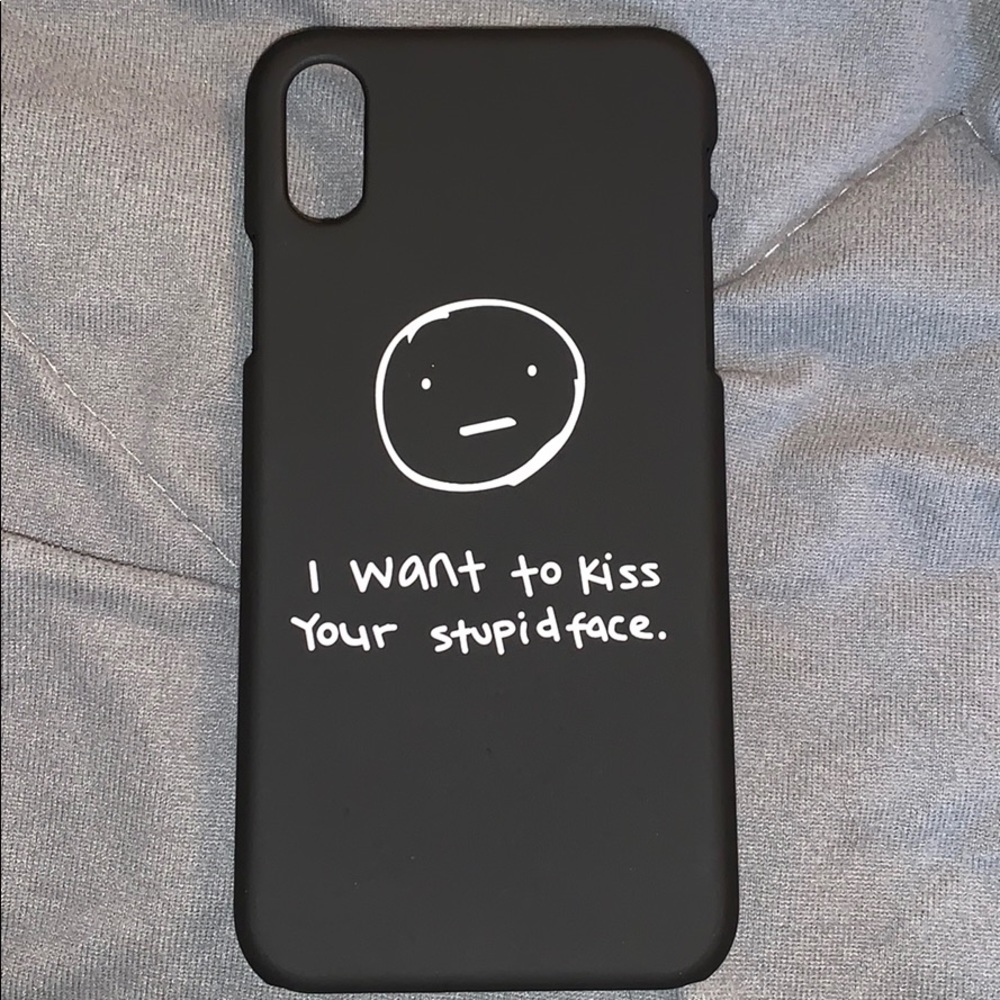 Black IPHONE X phone case
